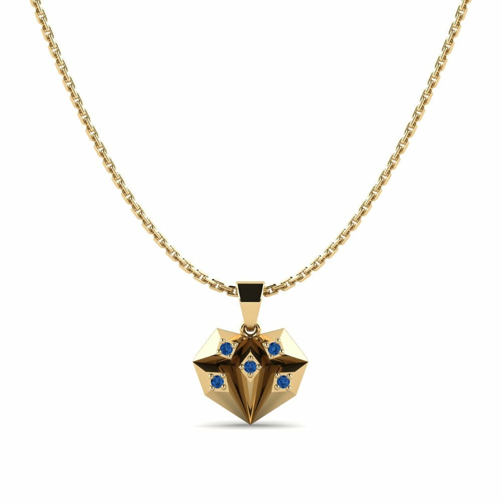 Dark Blue Zirconia Women's Pendant Berane