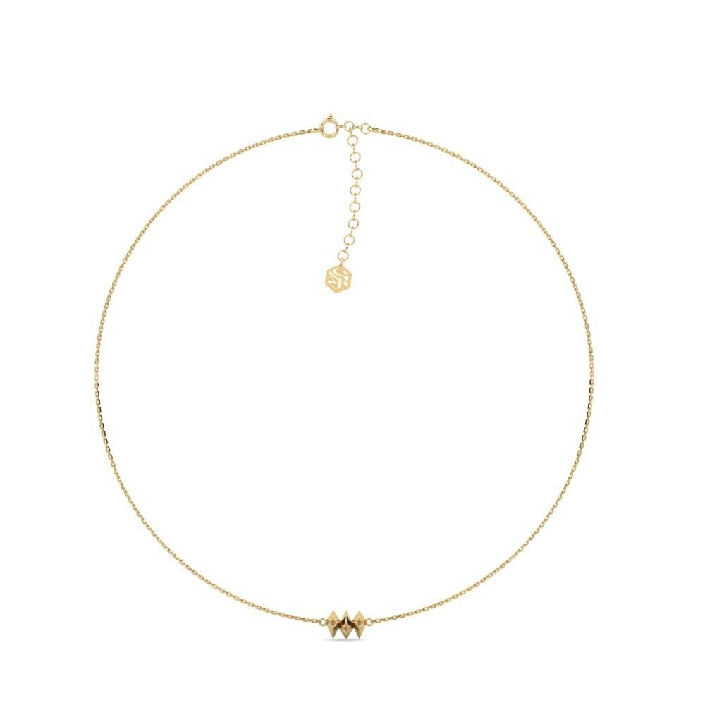 Brown Diamond Women's Choker Necklace Chambal