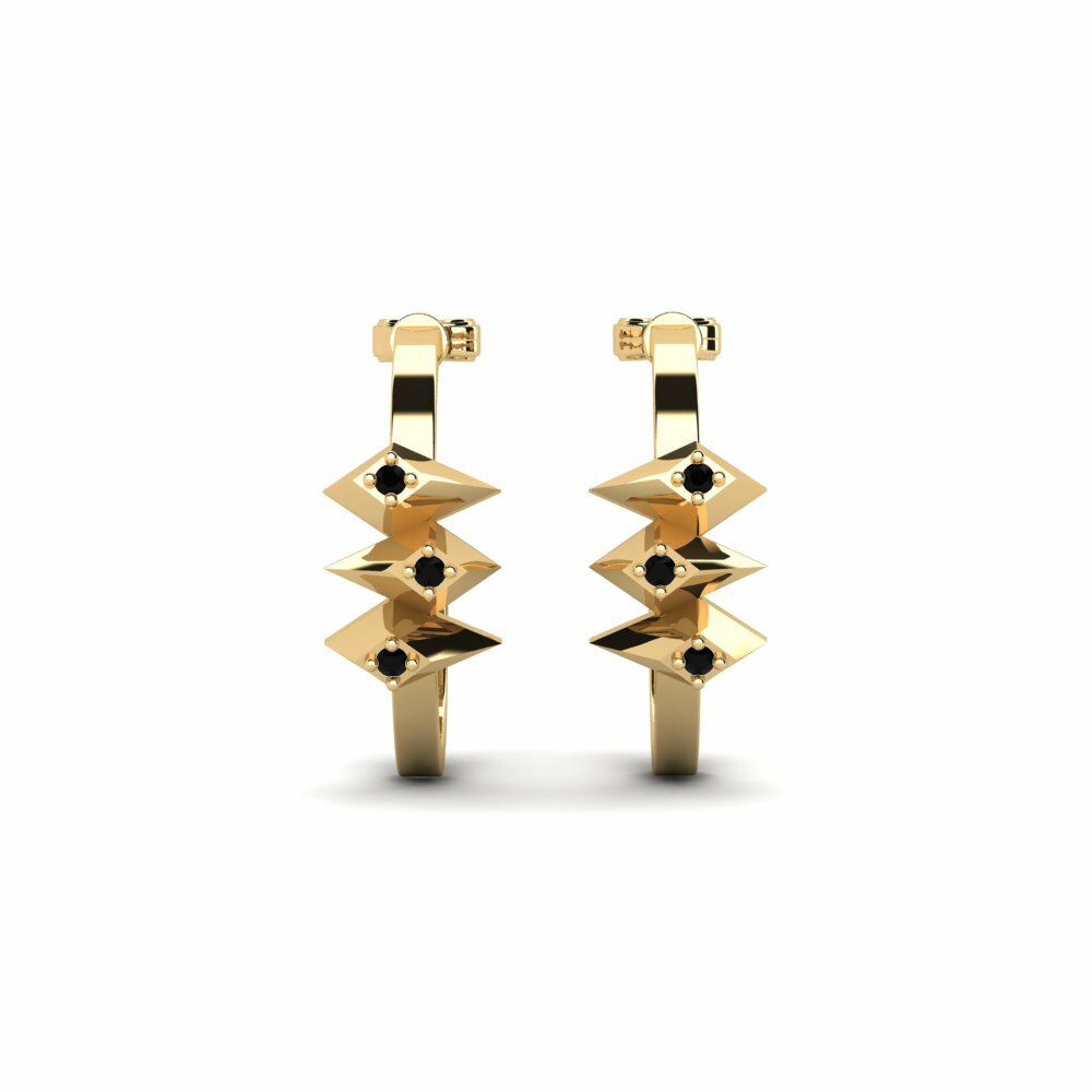 Black Sapphire Women's Earring Chelif