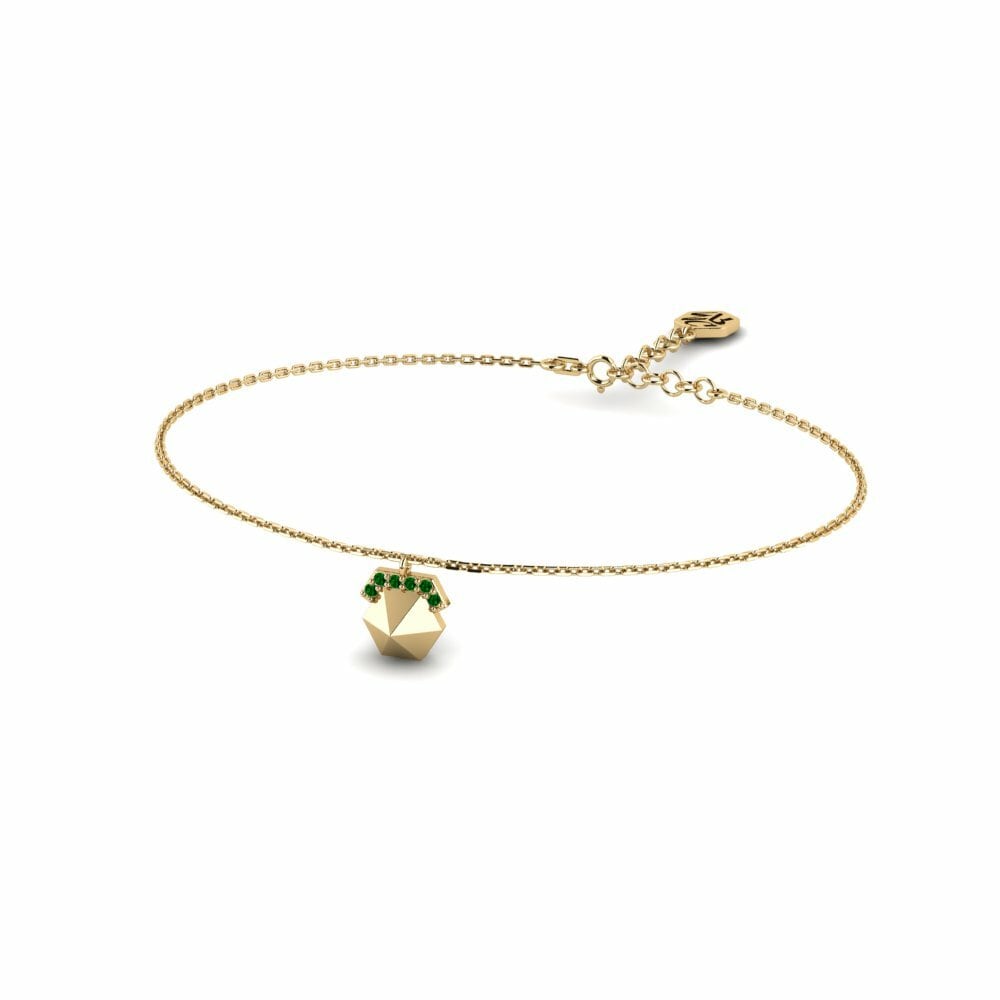 Green Zirconia Women's Bracelet Collegato