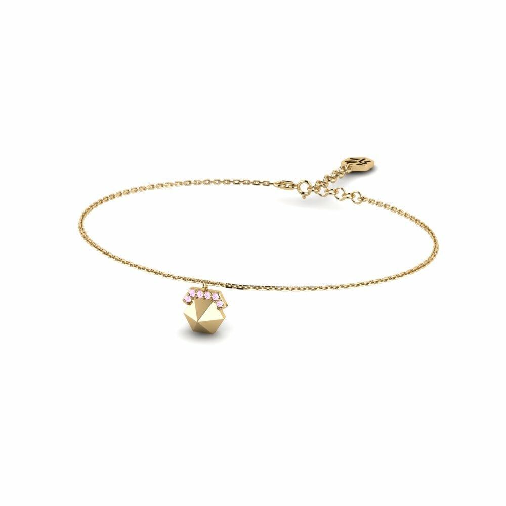 Pink Sapphire Women's Bracelet Collegato