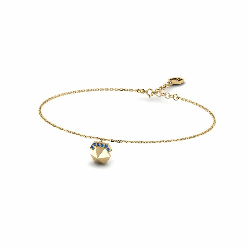 Dark Blue Zirconia Women's Bracelet Collegato