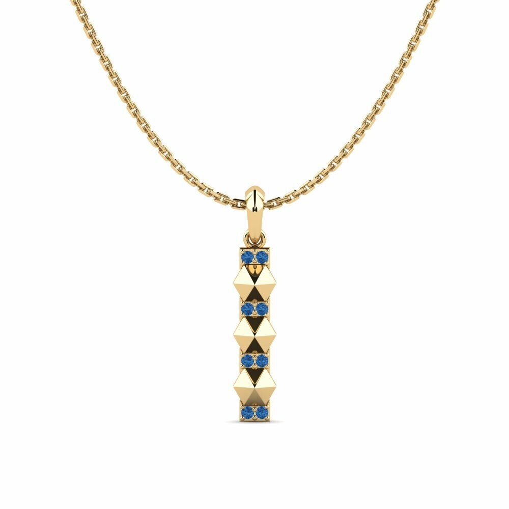Dark Blue Zirconia Women's Pendant Conectado
