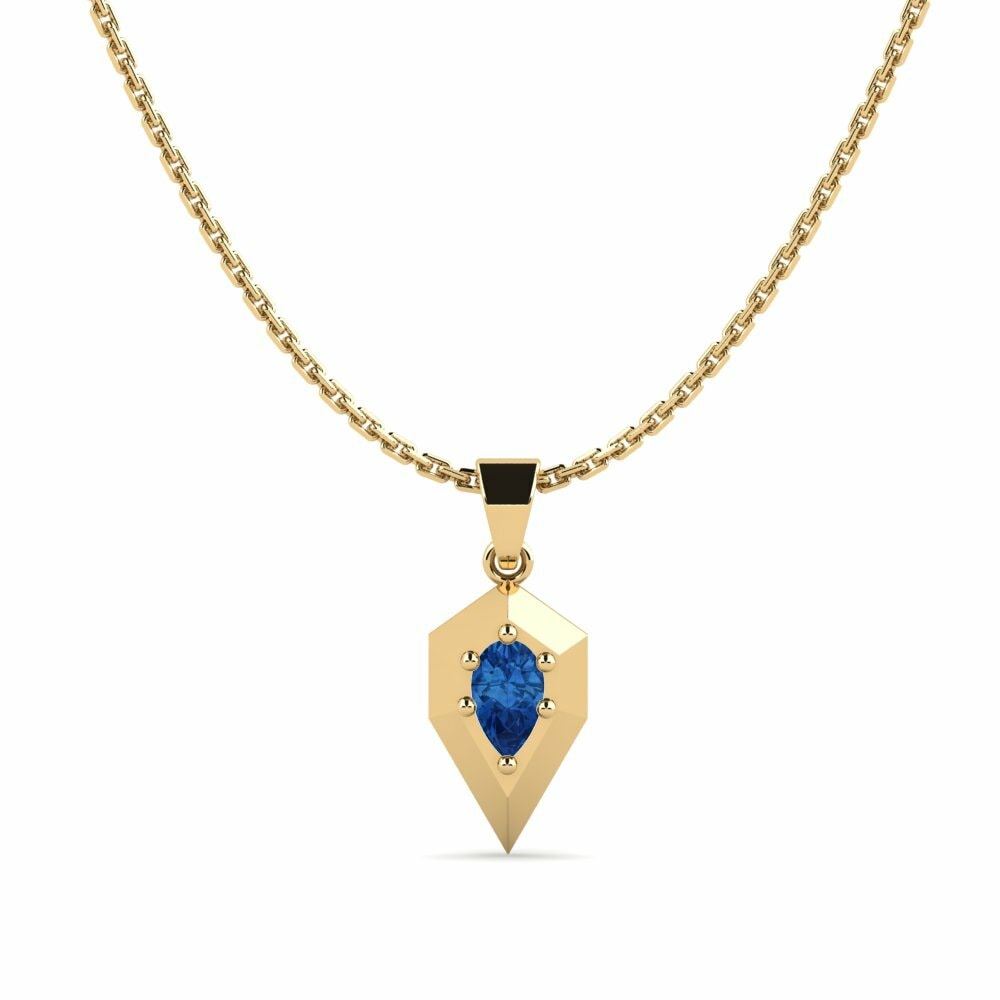 Dark Blue Zirconia Women's Pendant Cuanza