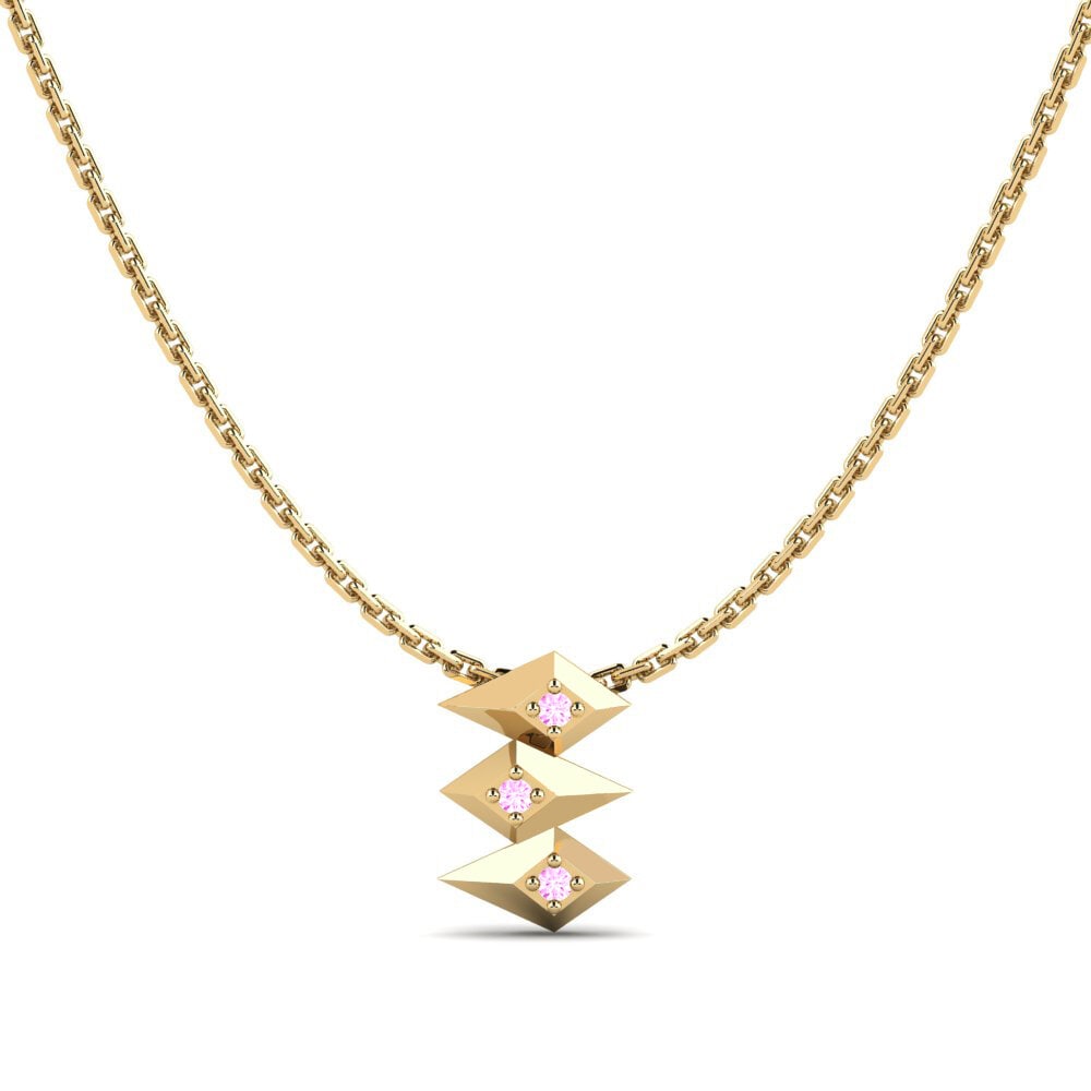 Pink Sapphire Women's Pendant Cunene
