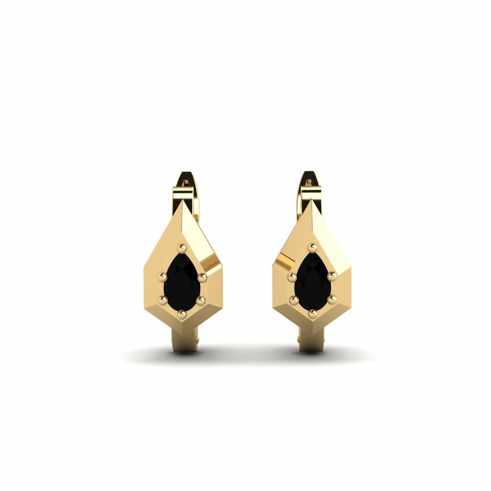 Black Sapphire Women's Earring Derivier