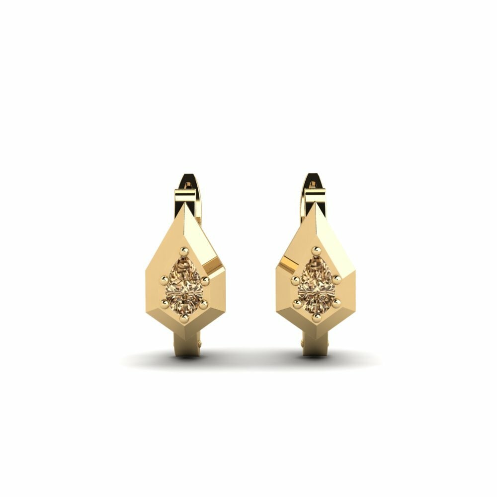 Brown Diamond Women's Earring Derivier