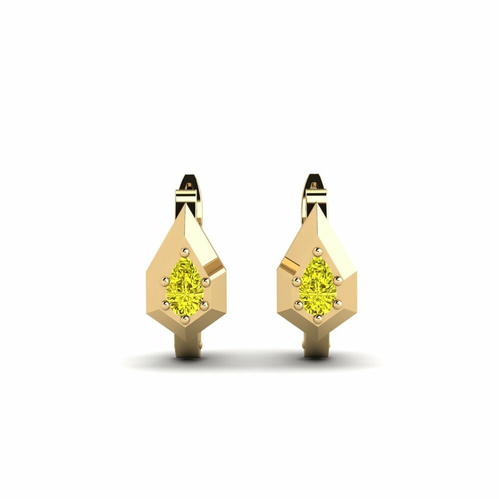 Yellow Diamond Women's Earring Derivier