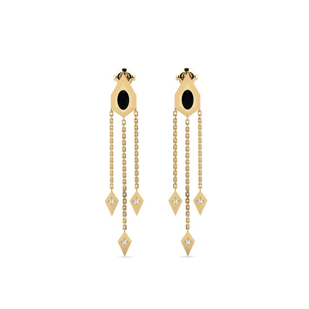 Black Sapphire Women's Earring Dinder