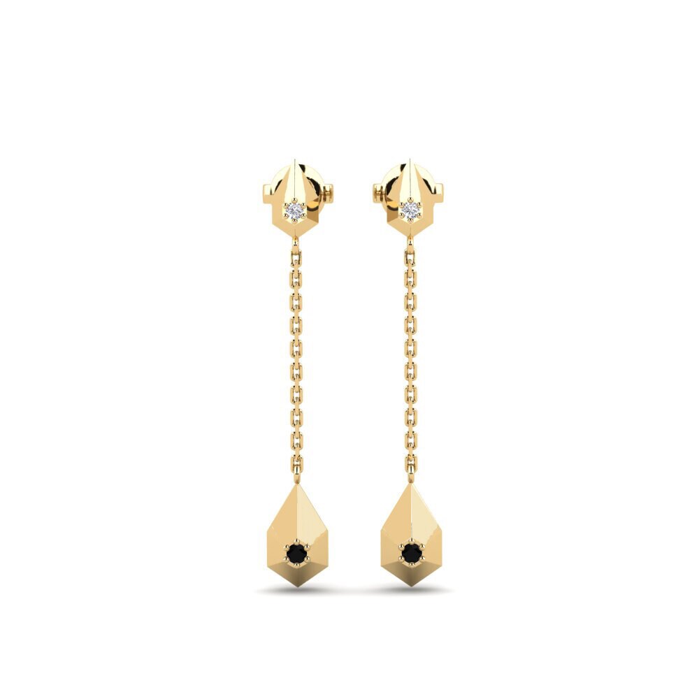 Black Diamond Women's Earring Djoua