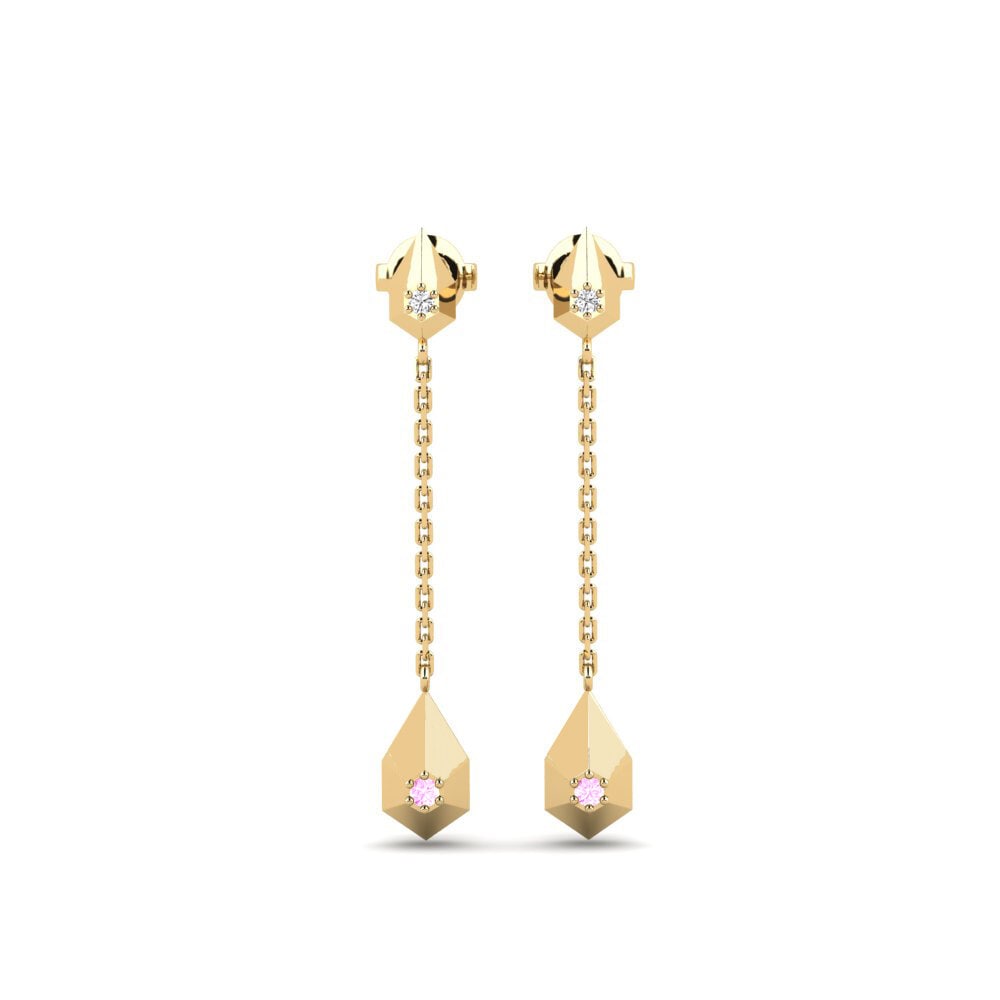 Pink Sapphire Women's Earring Djoua