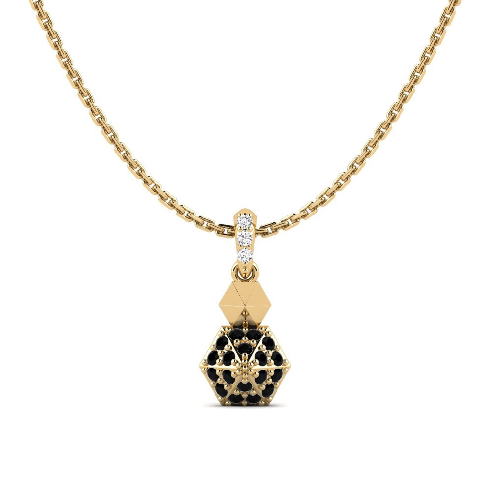 Black Sapphire Women's Pendant Faalle