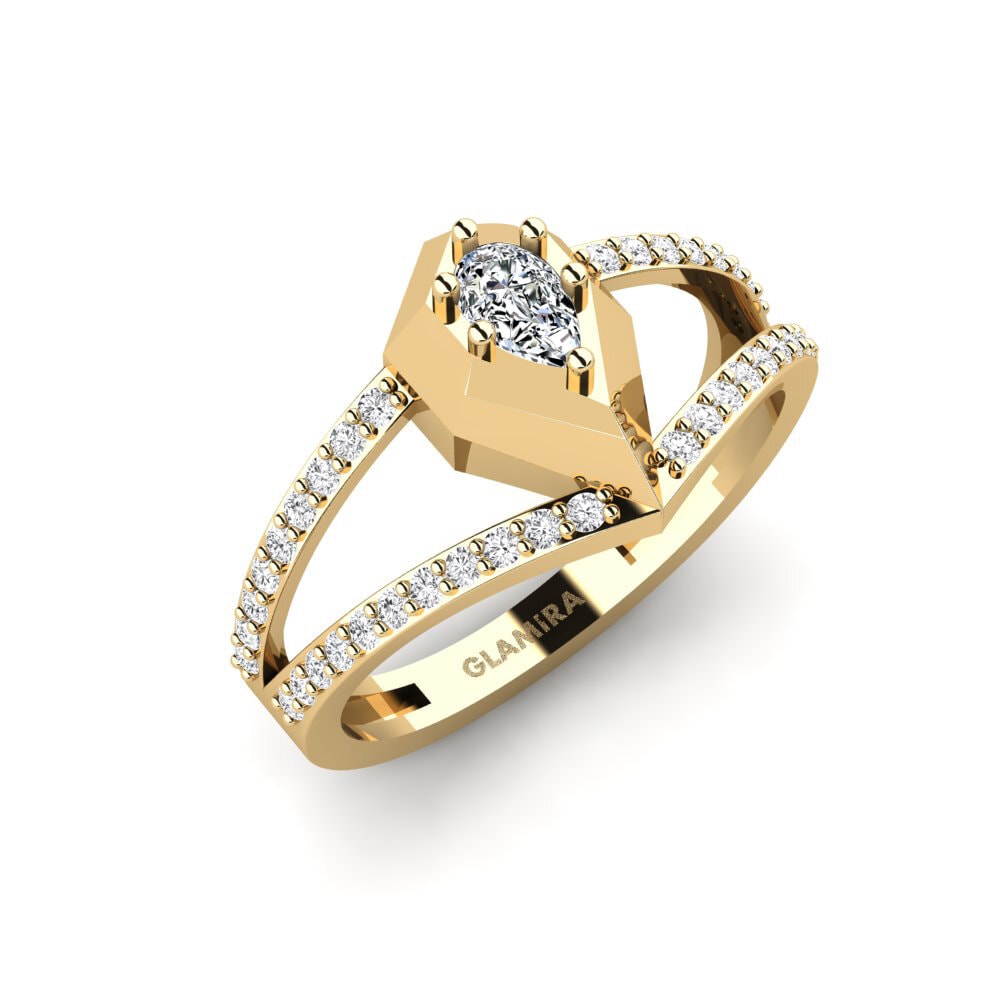 Zirconia Engagement Ring Floden