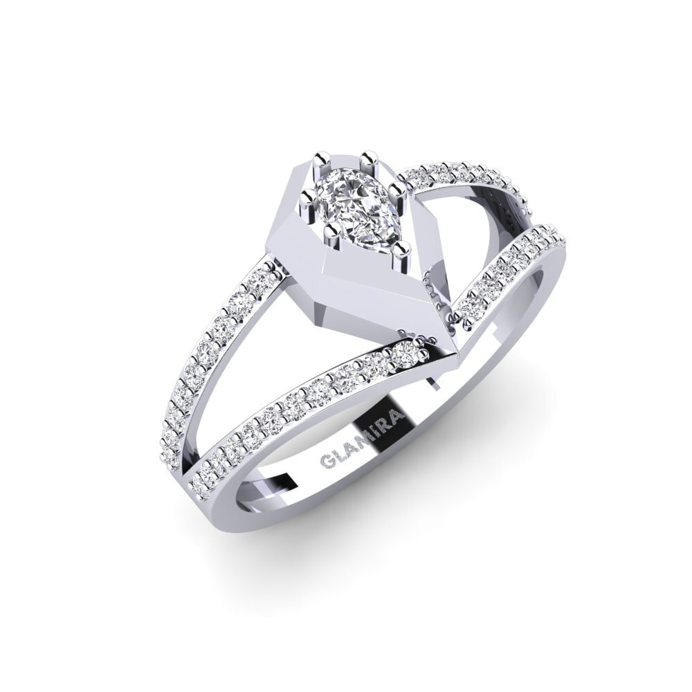 950 Platinum Engagement Ring Floden