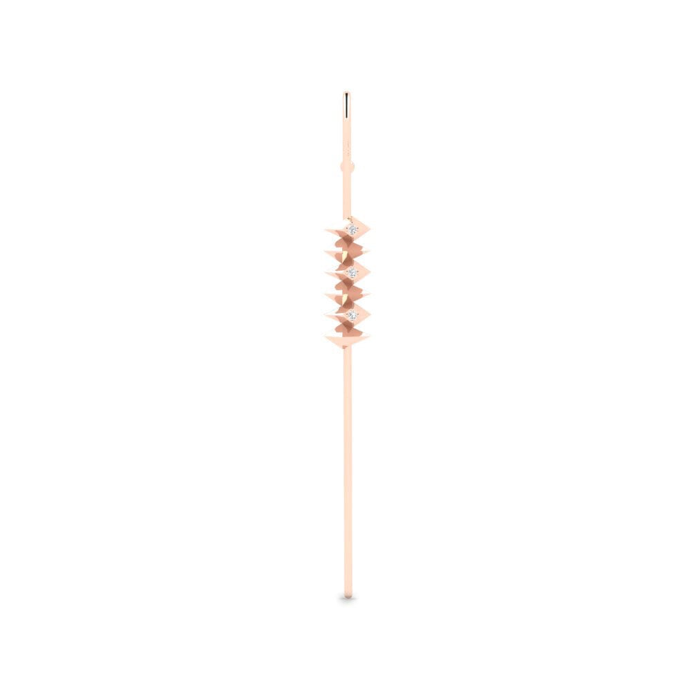 9ct Rose Gold Ear Piercing Forcados