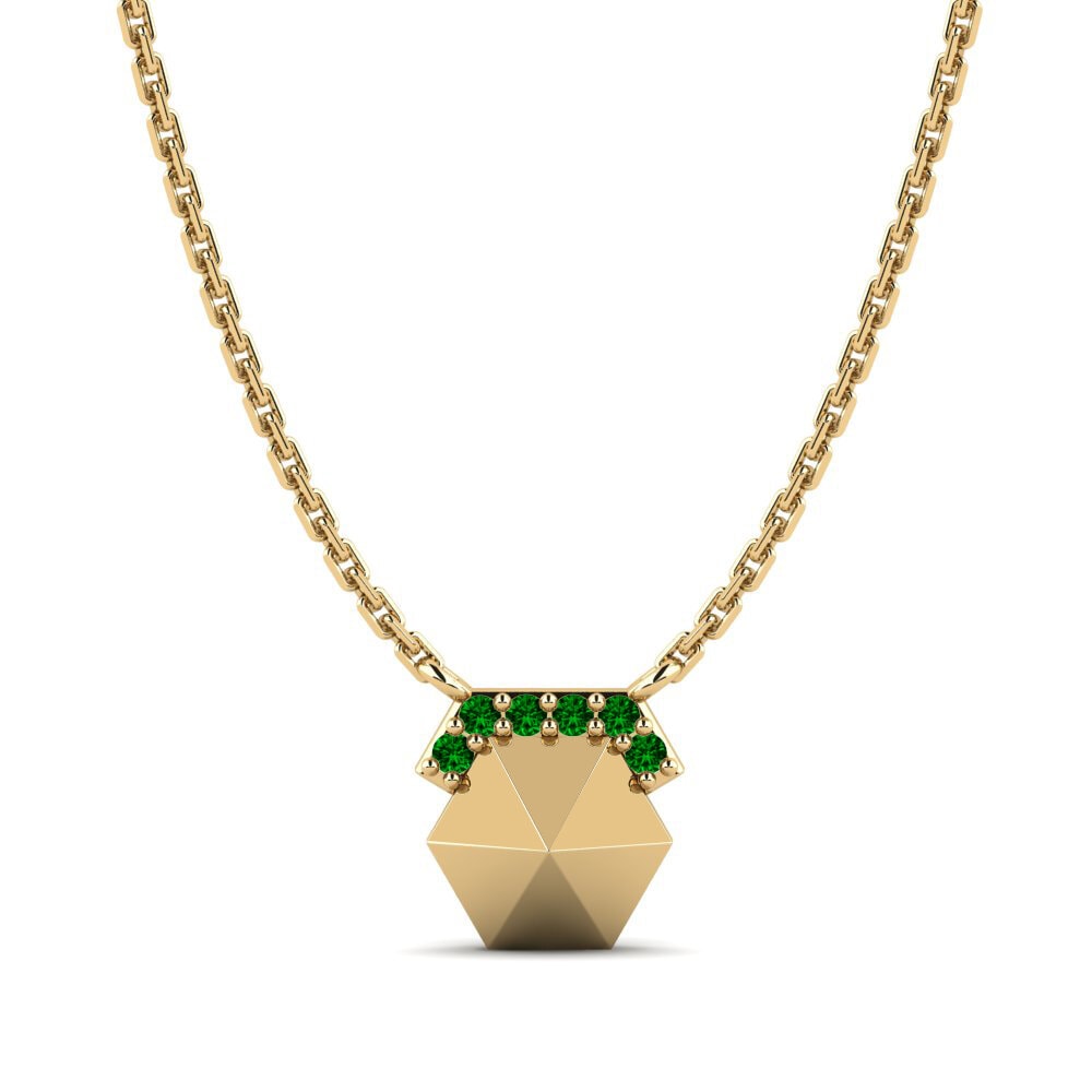 Green Zirconia Women's Necklace Fria