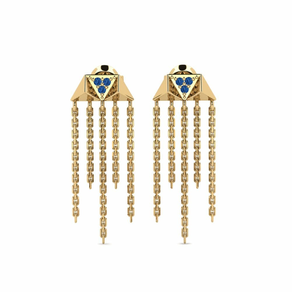 Dark Blue Zirconia Women's Earring Gloucester