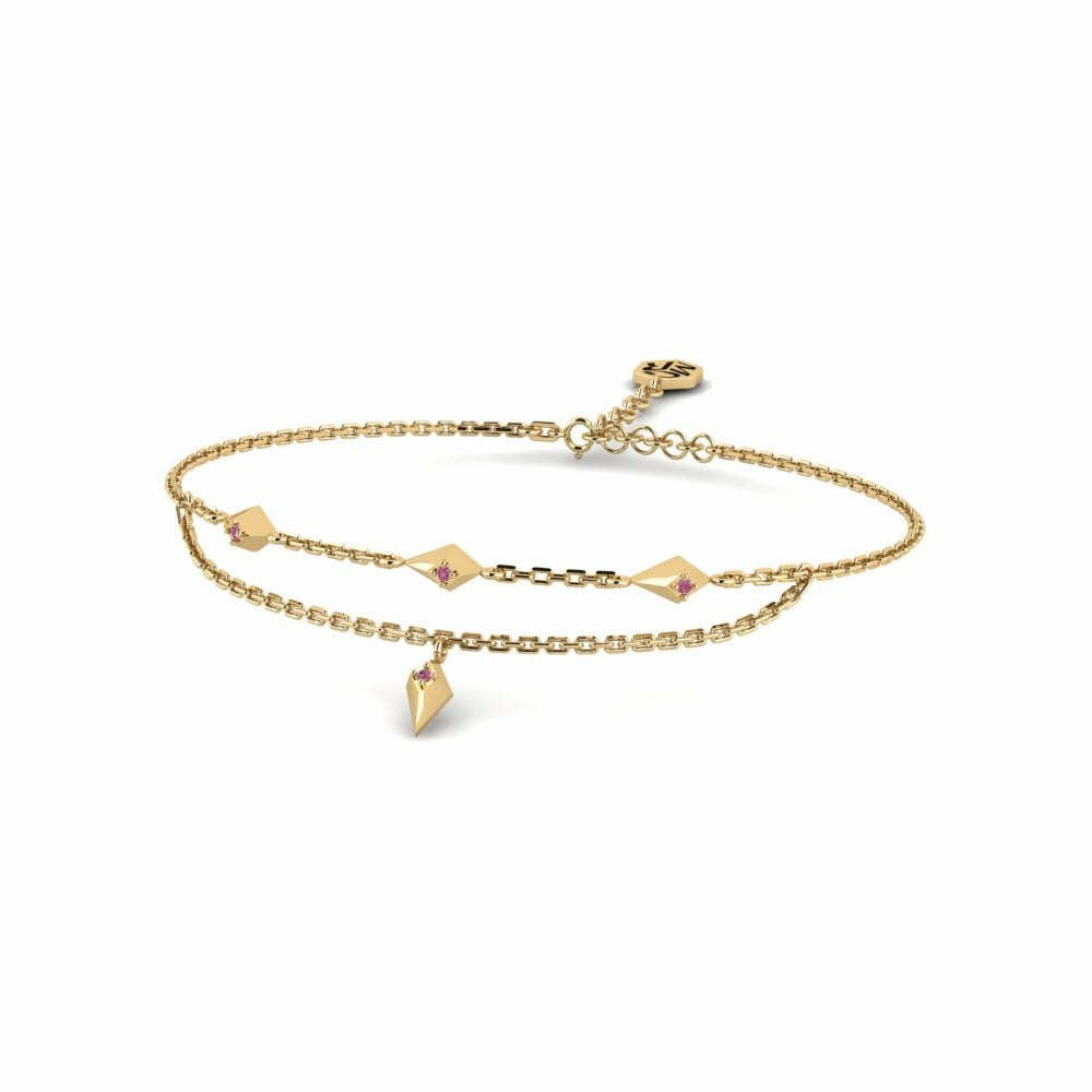 Rhodoliet Granaat Dames Armband Hongshui