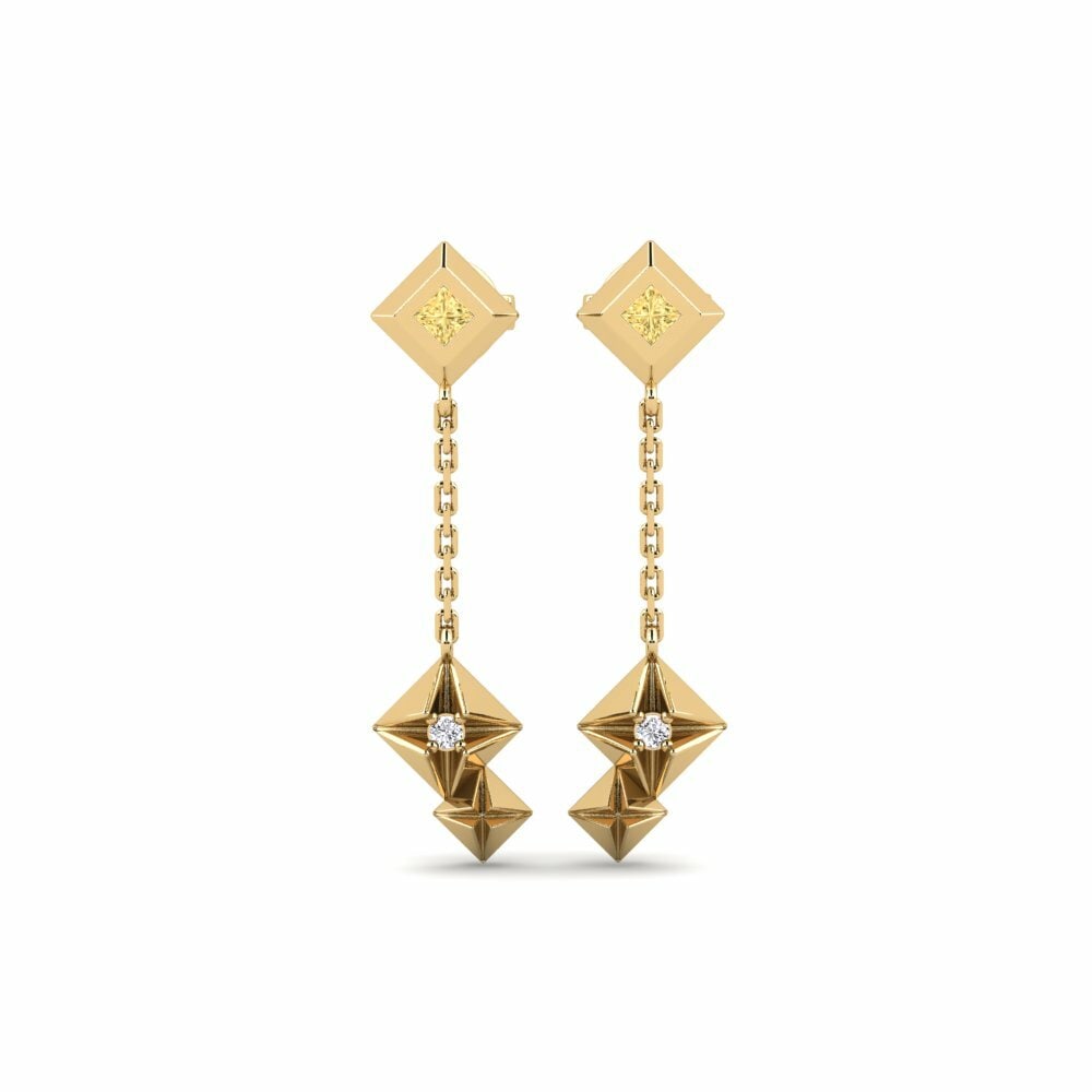 Yellow Diamond Women's Earring Hrani