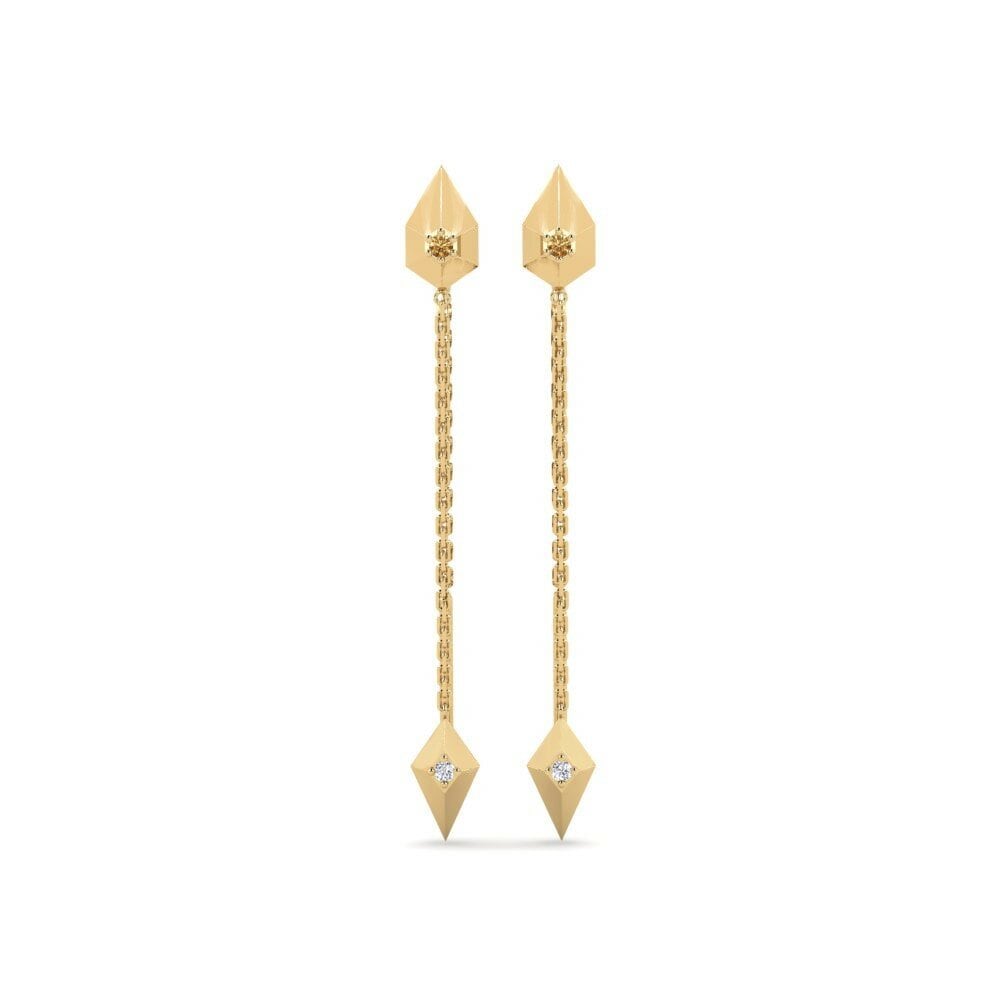 Brown Diamond Women's Earring Hunyani