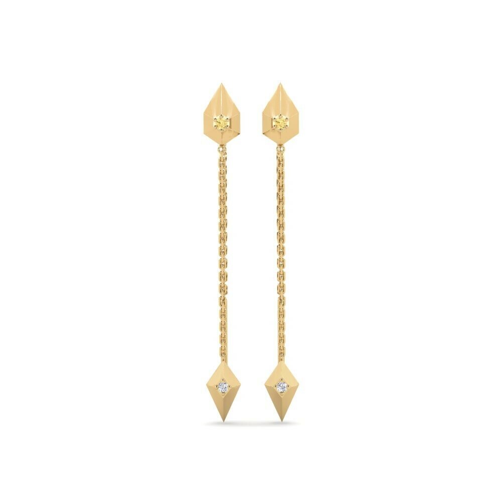 Yellow Diamond Women's Earring Hunyani