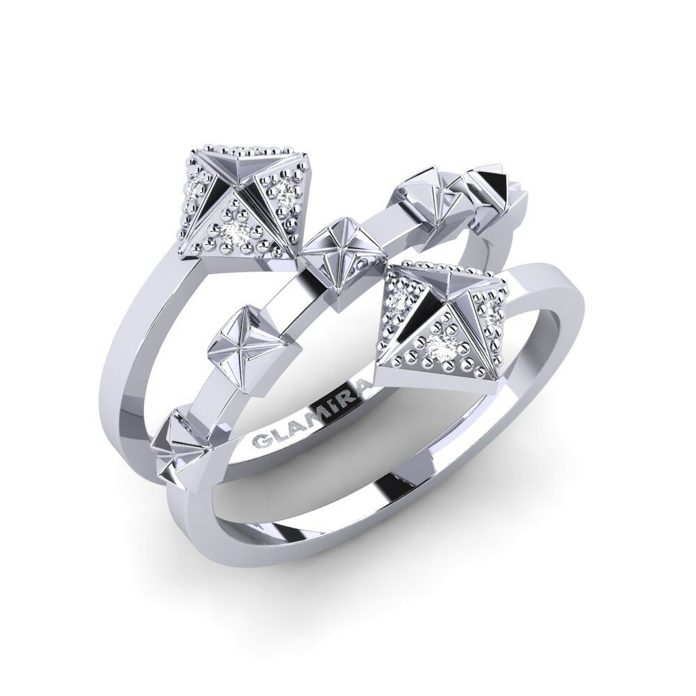 14ct White Gold Ring Inguni