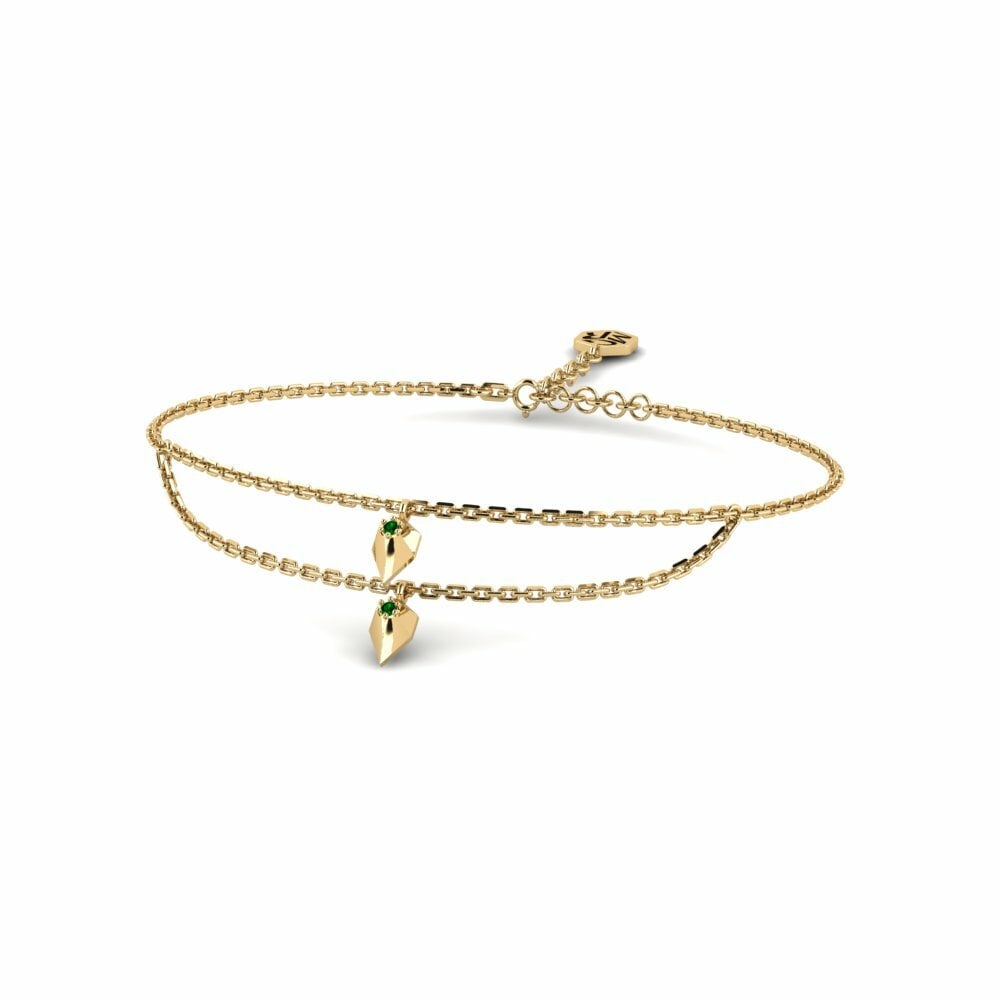 Green Zirconia Women's Bracelet Irtysh