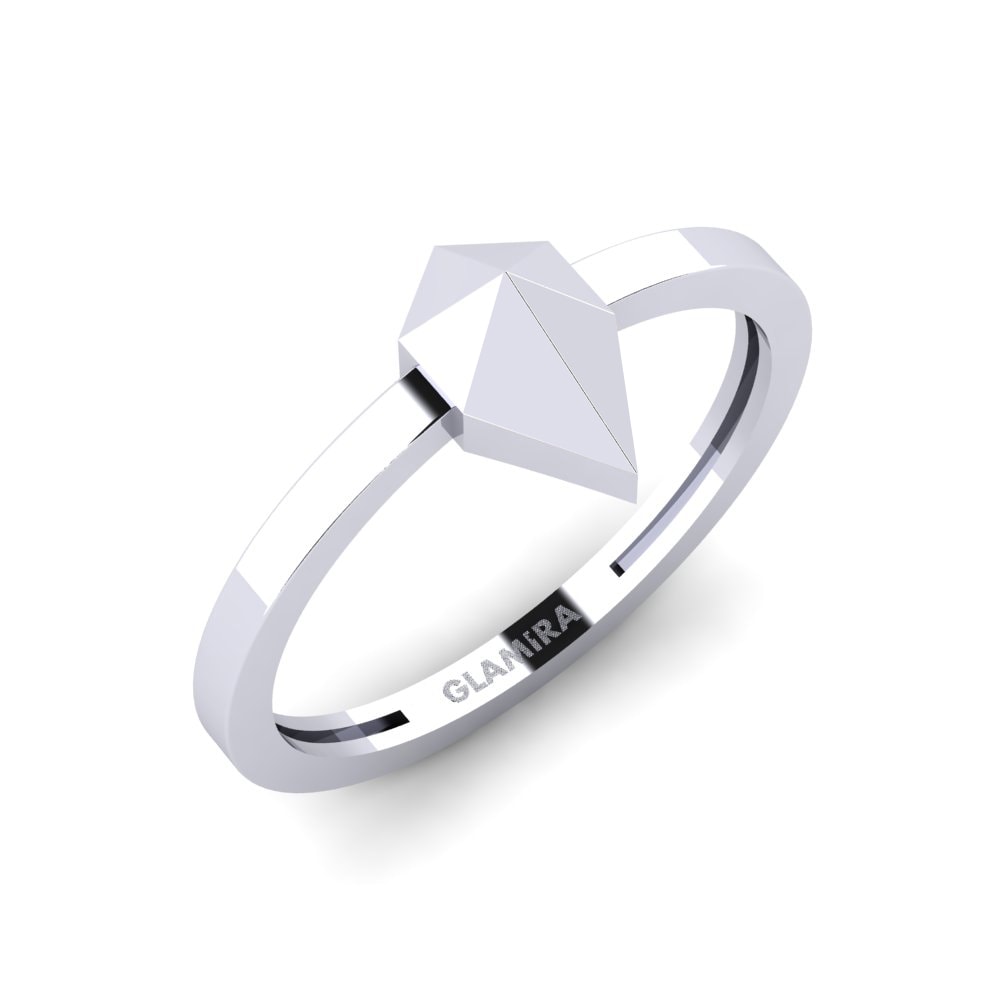 14ct White Gold Ring Jiulong