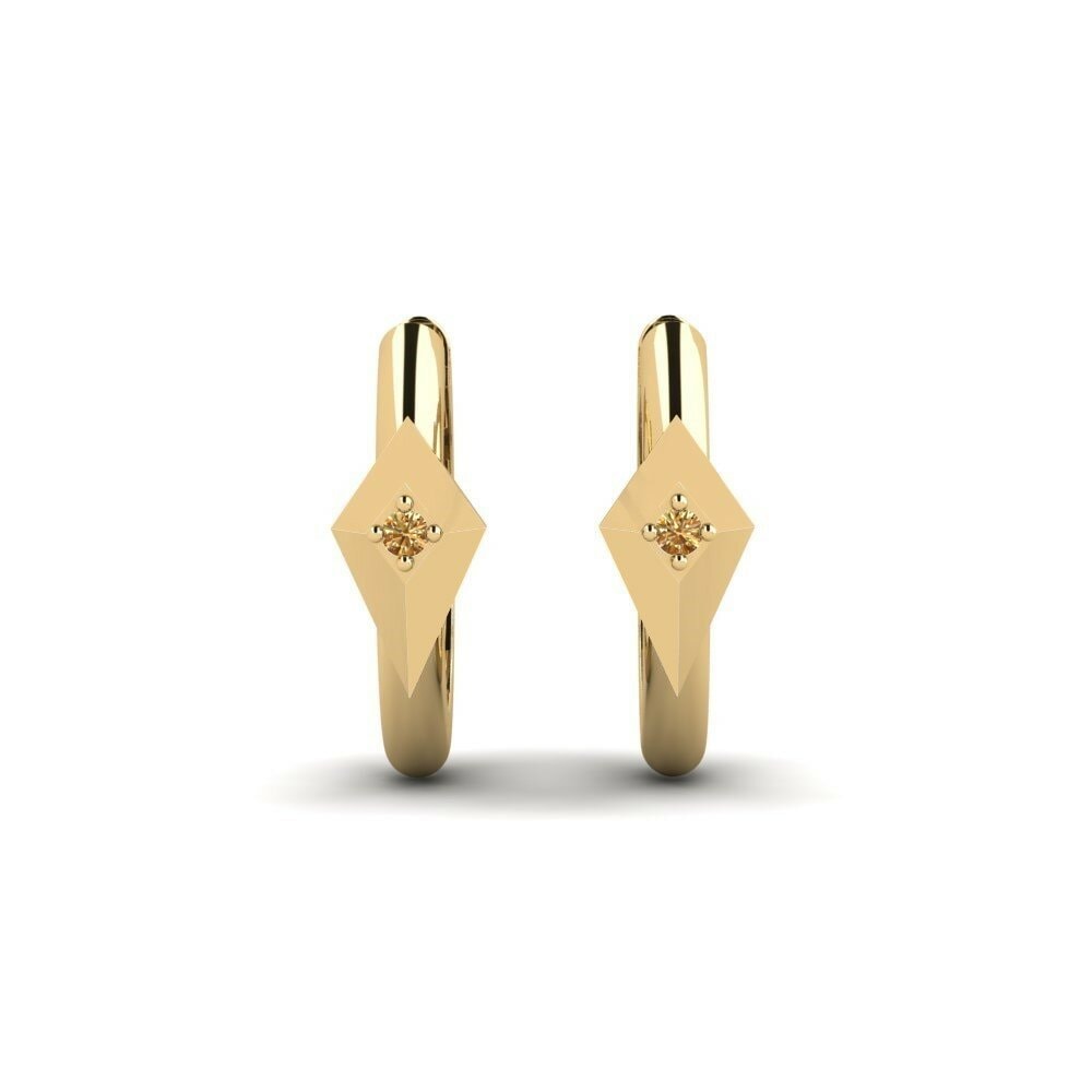 Brown Diamond Women's Earring Jubani