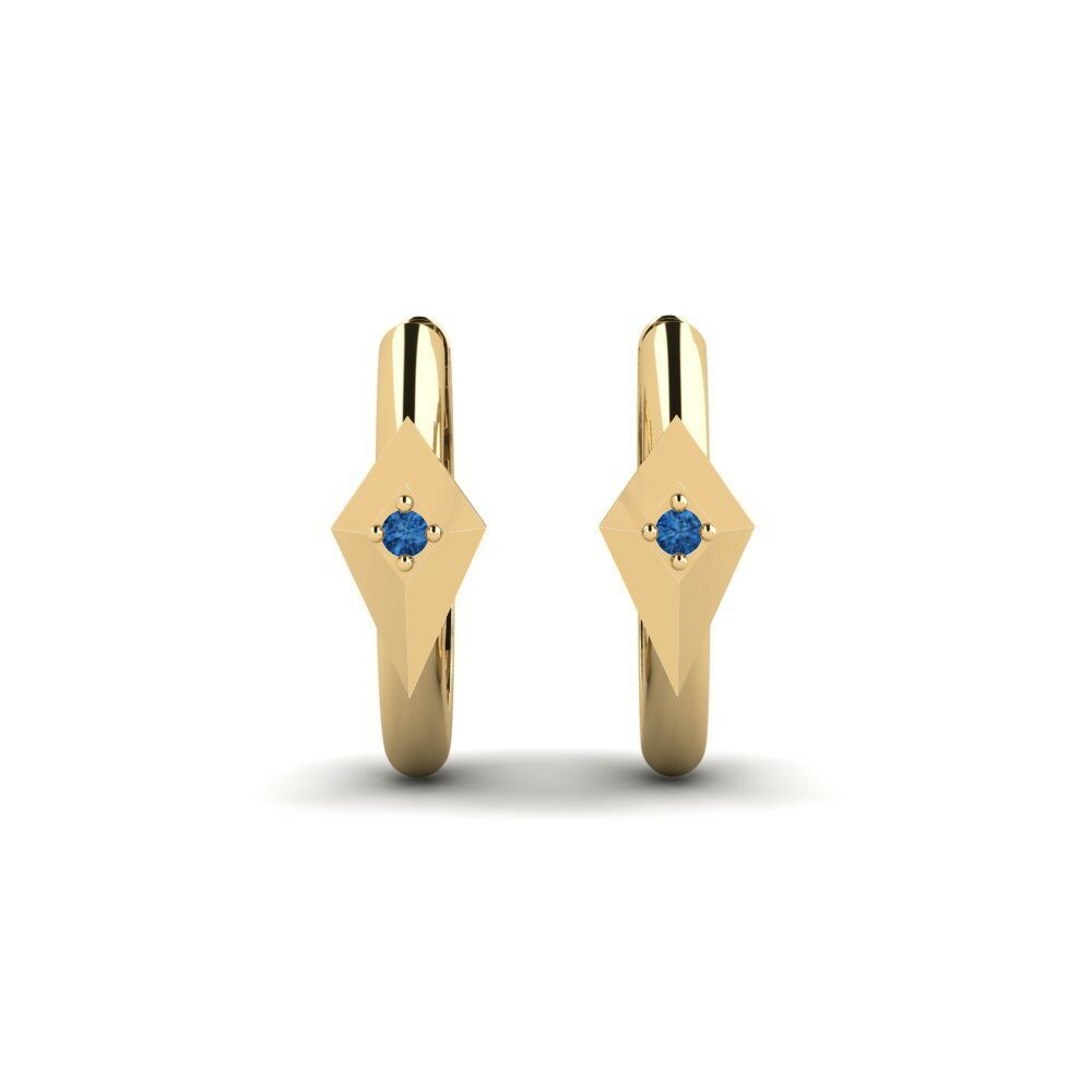 Dark Blue Zirconia Women's Earring Jubani