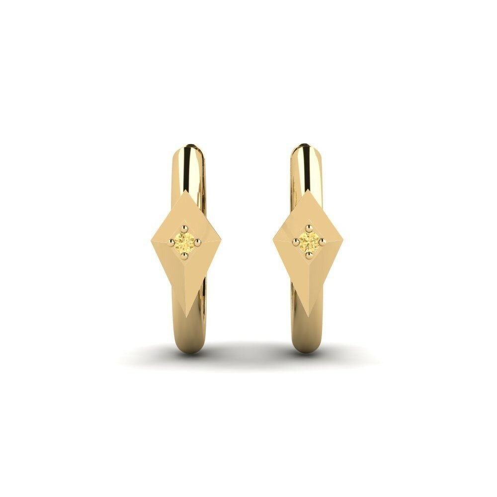 Yellow Diamond Women's Earring Jubani