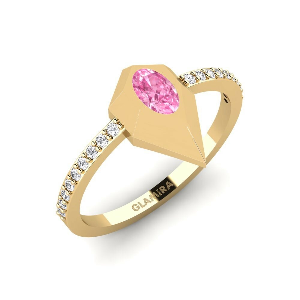 Pink Sapphire Engagement Ring Jubba
