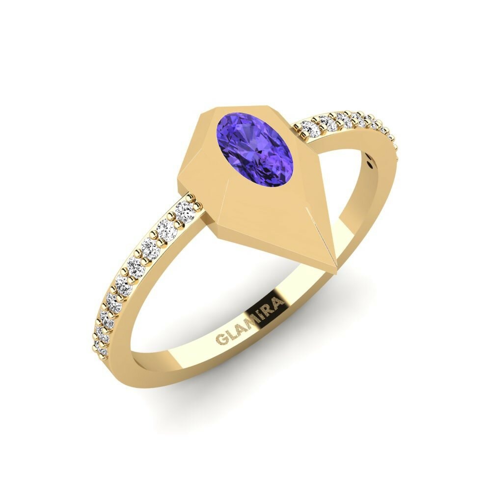 Tanzanit Cincin pertunangan Jubba