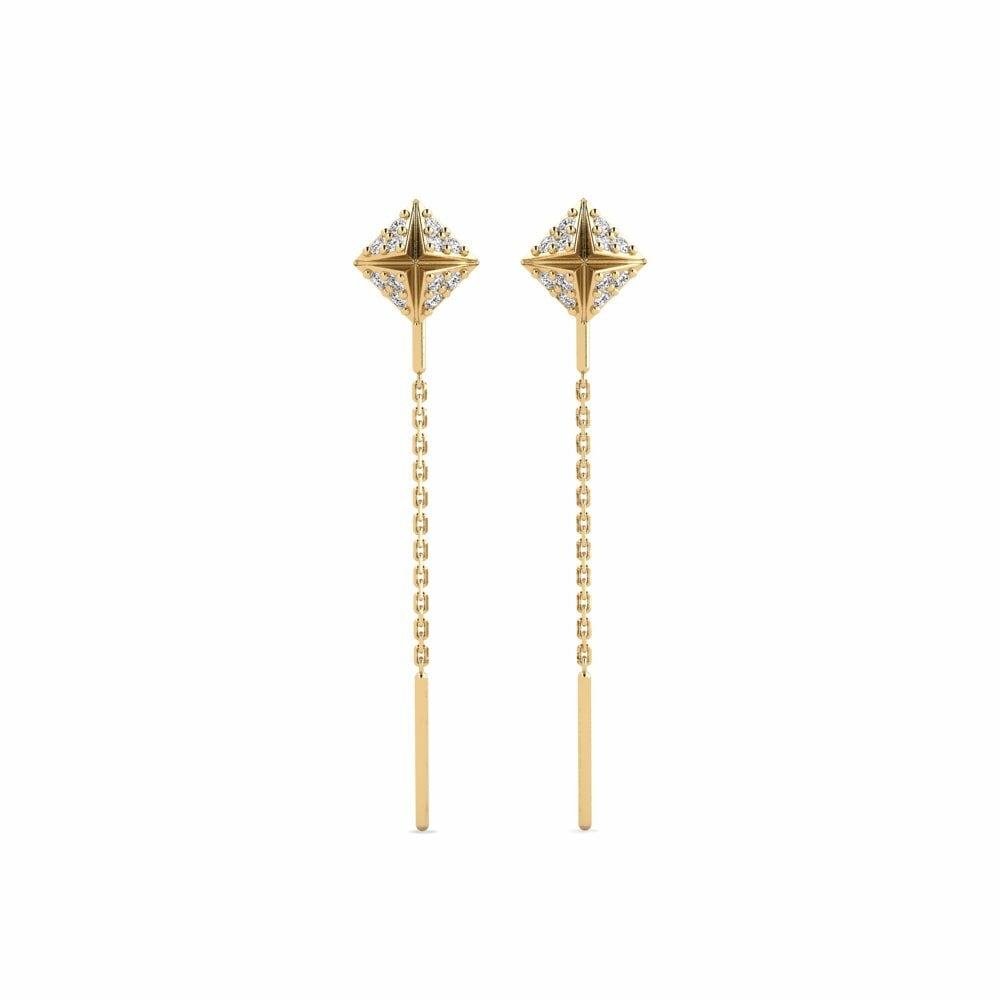 Moissanite Women's Earring Kampas - A