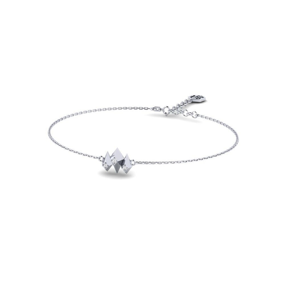 Oro Bianco 375 Bracciale da donna Kasai