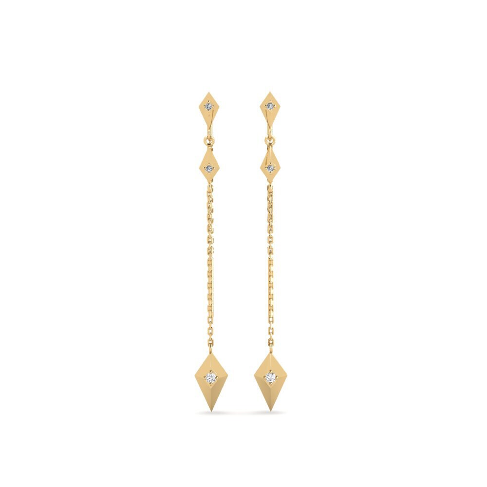 Zirconia Women's Earring Katsinali - A