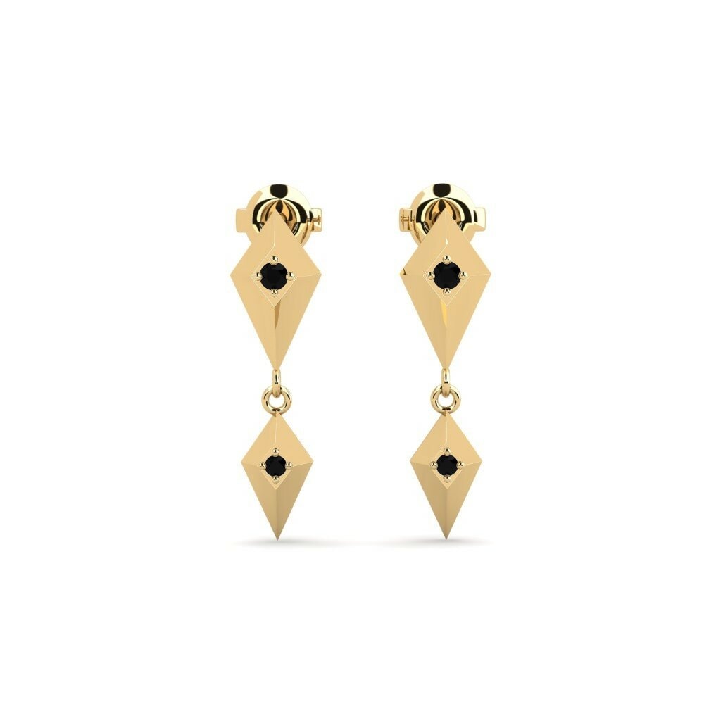 Black Sapphire Women's Earring Katsinali - B