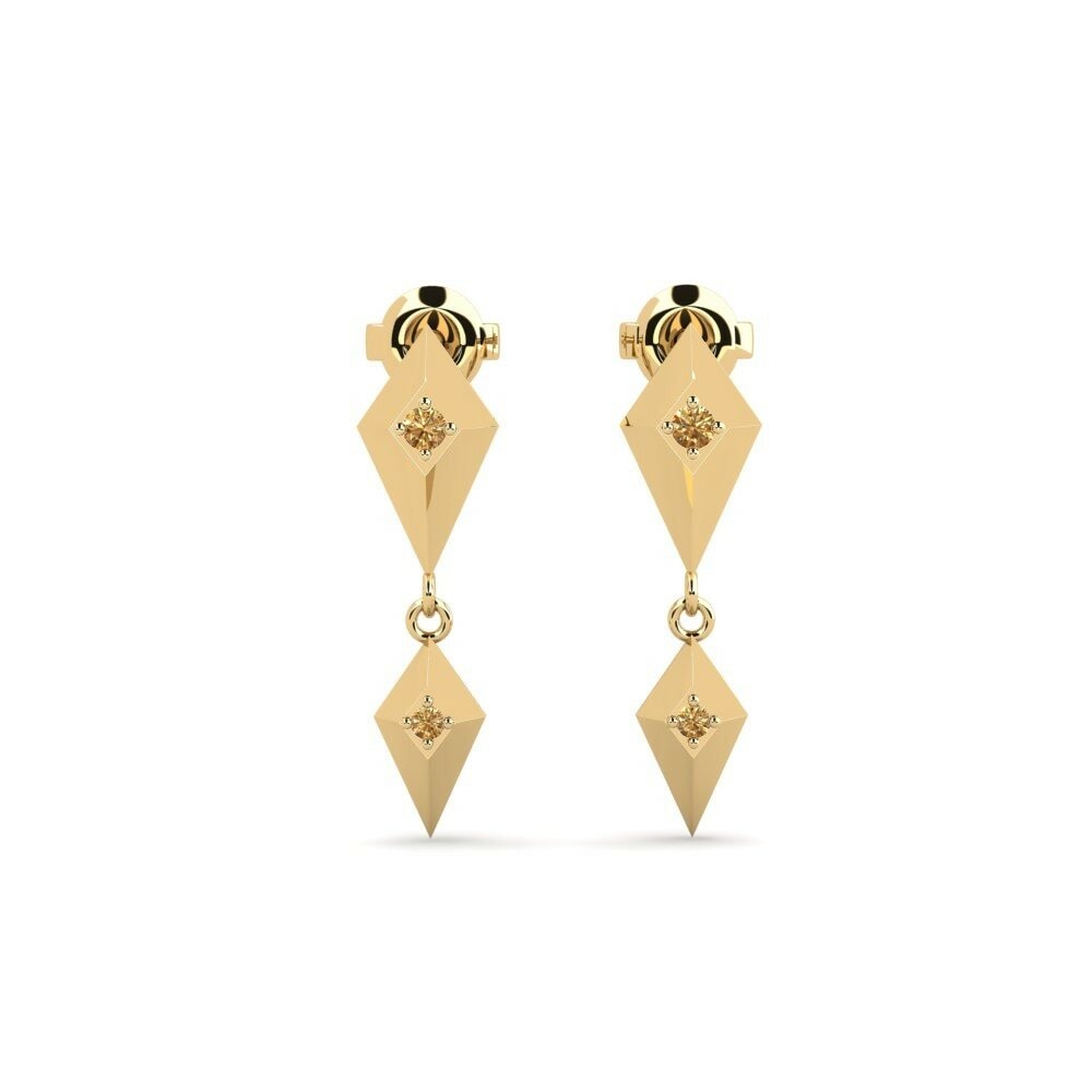 Brown Diamond Women's Earring Katsinali - B