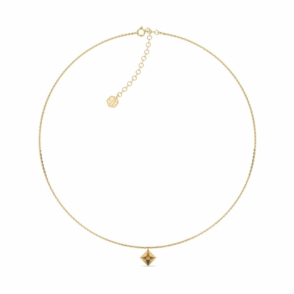Brown Diamond Women's Choker Necklace Kaum