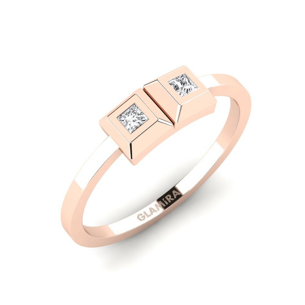 9ct Rose Gold Ring Khona