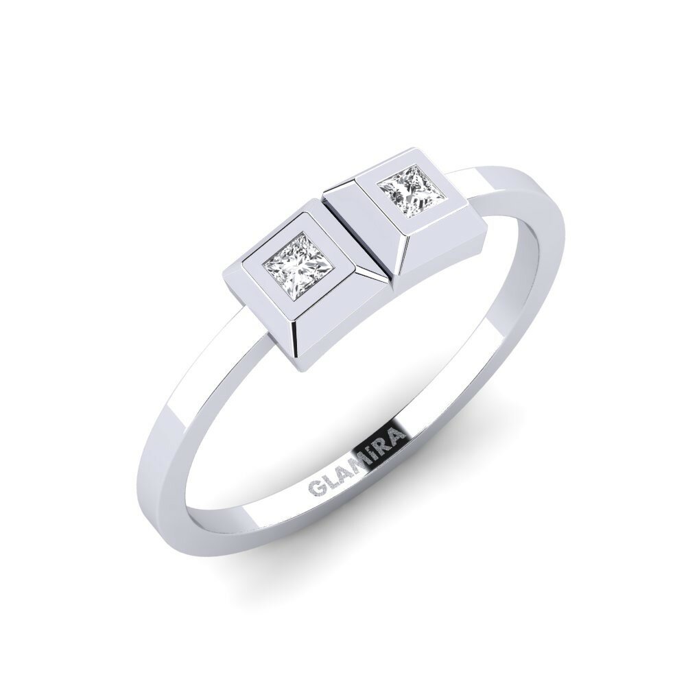 14ct White Gold Ring Khona