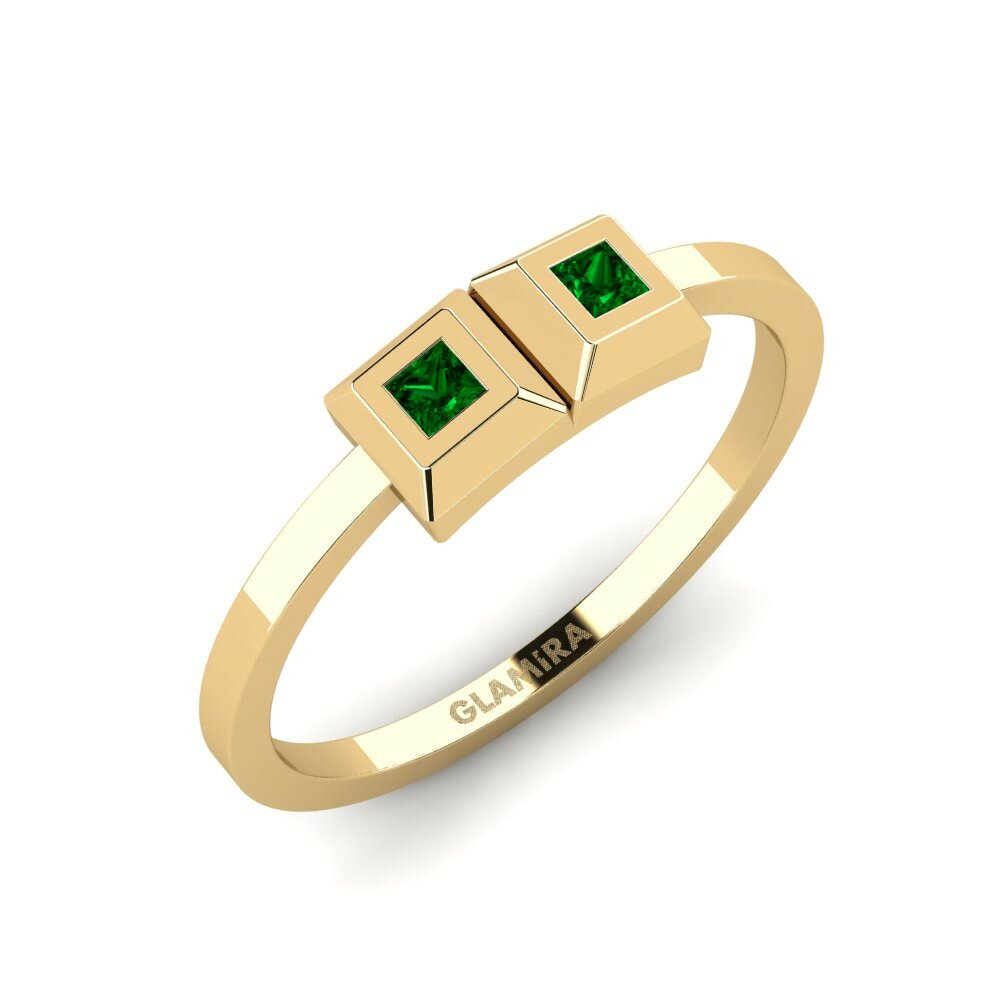 Zircone Verde Anello Khona
