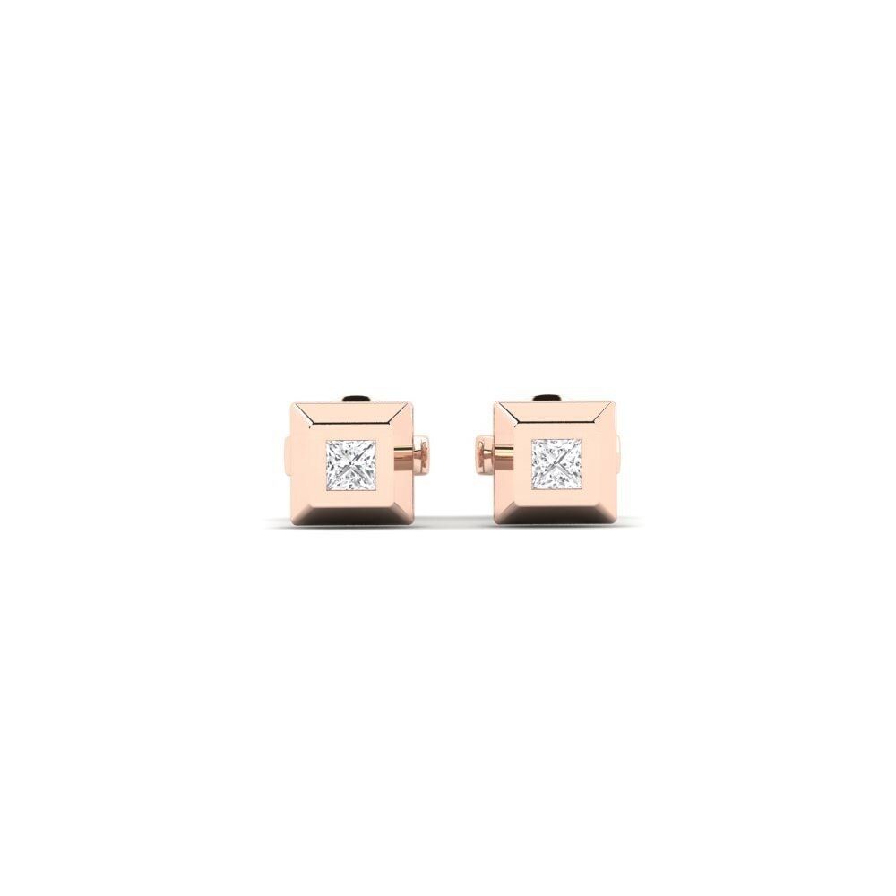 9ct Rose Gold Women's Earring Kihi