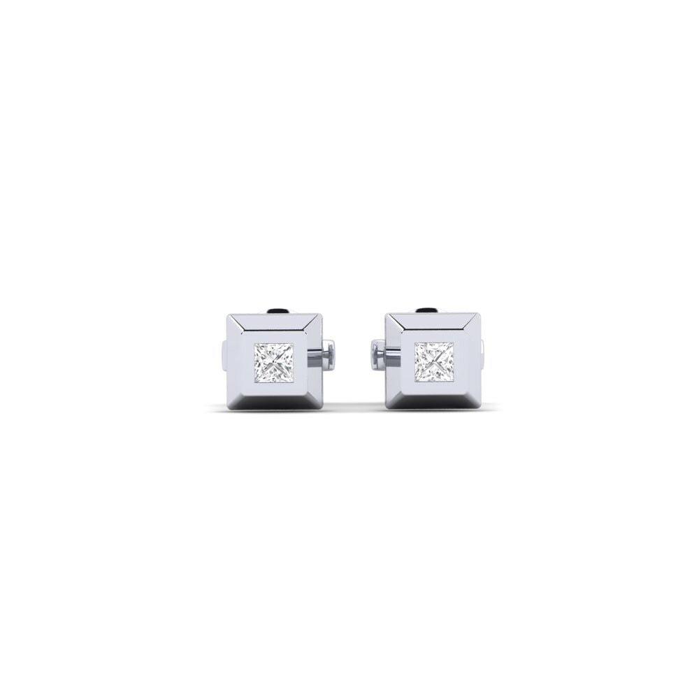 9ct White Gold Women's Earring Kihi