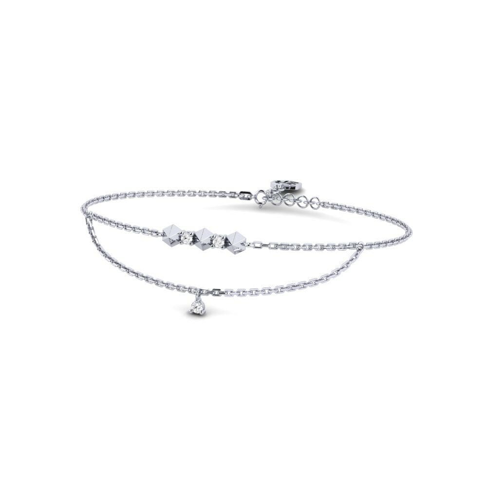 Oro Bianco 375 Bracciale da donna Kiitos