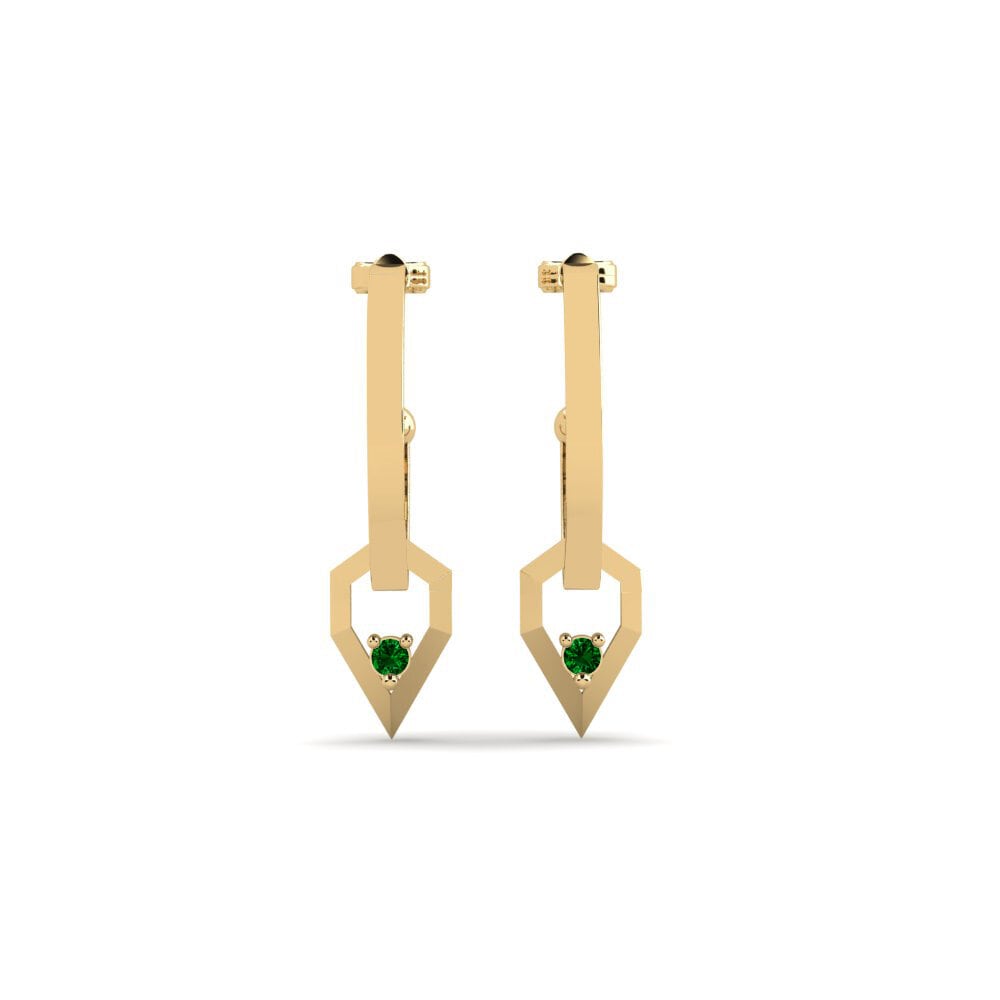 Zircone Verde Orecchino da donna Komatidete