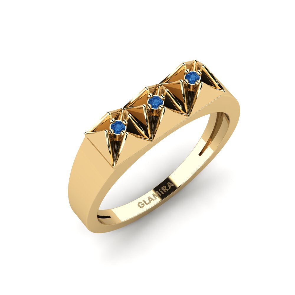 Dark Blue Zirconia Ring Kona