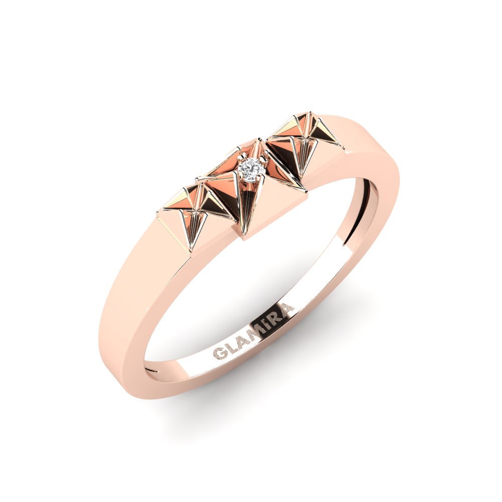 9ct Rose Gold Pinky Ring Kuchu