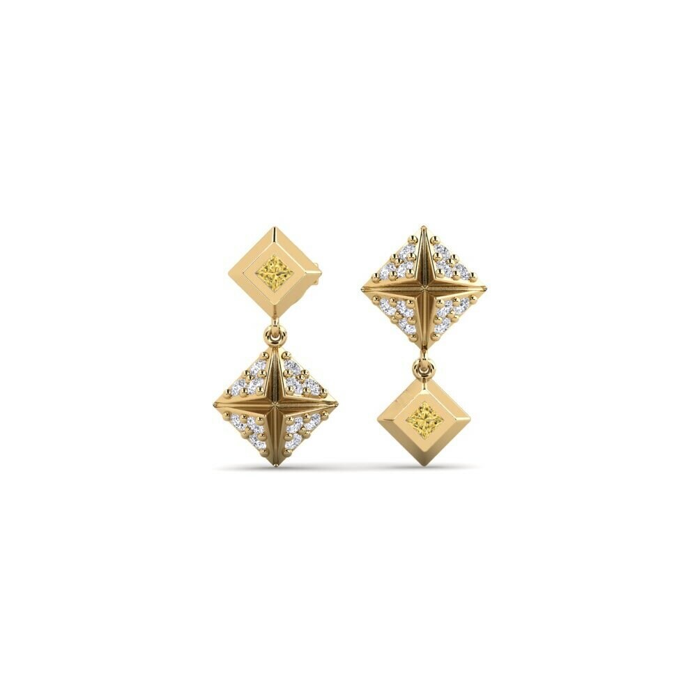 Yellow Diamond Women's Earring Kulma