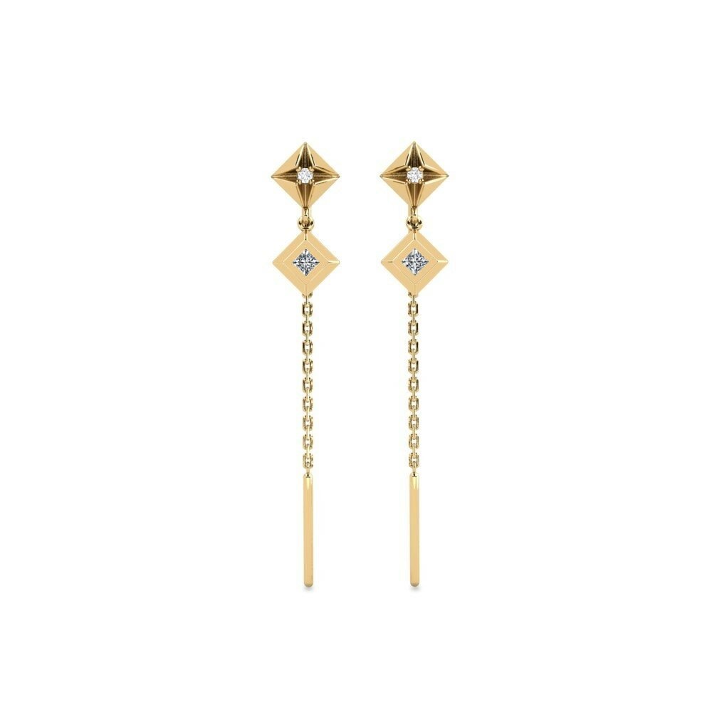 Zirconia Women's Earring Kusurwoyi